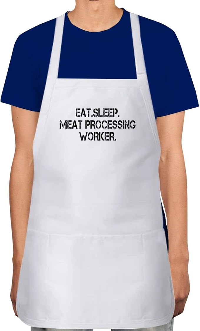 Makoroni EAT SLEEP EAT SLEEP MEAT PROCESSING WORKER Apron