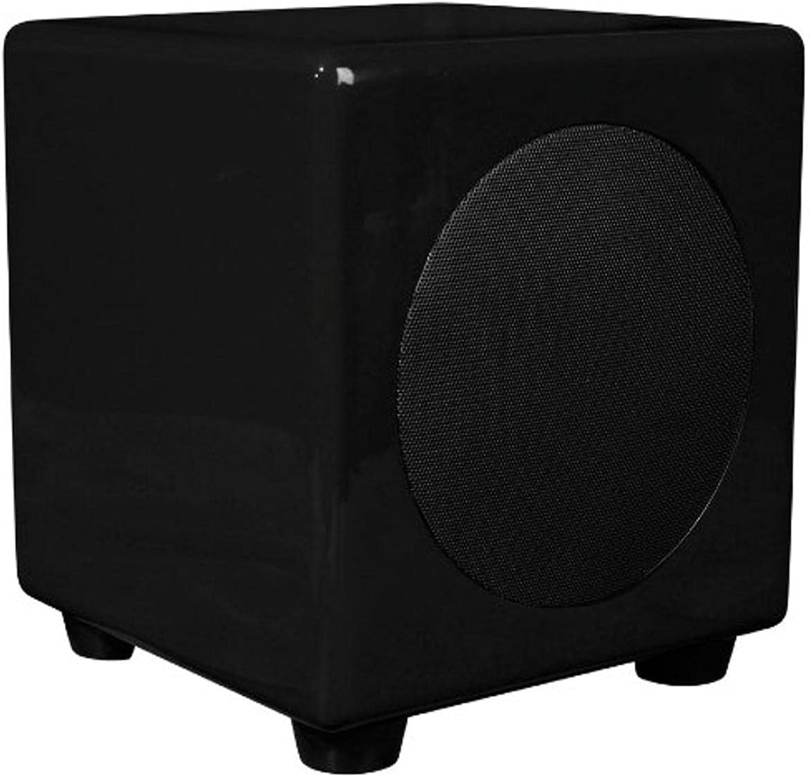 Scandyna 100W MicroPod Subwoofer Speaker with Spike Feet Single - Black