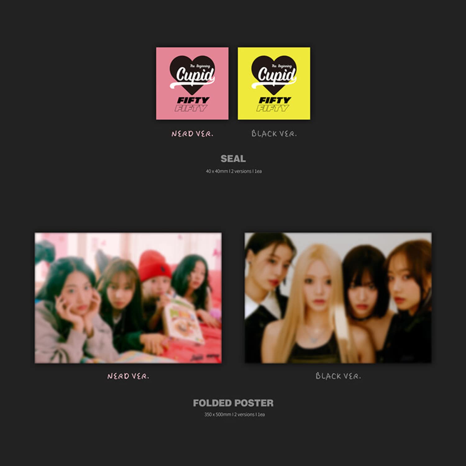 Amazon.com: FIFTY FIFTY - 1st Single Album [The beginning : Cupid