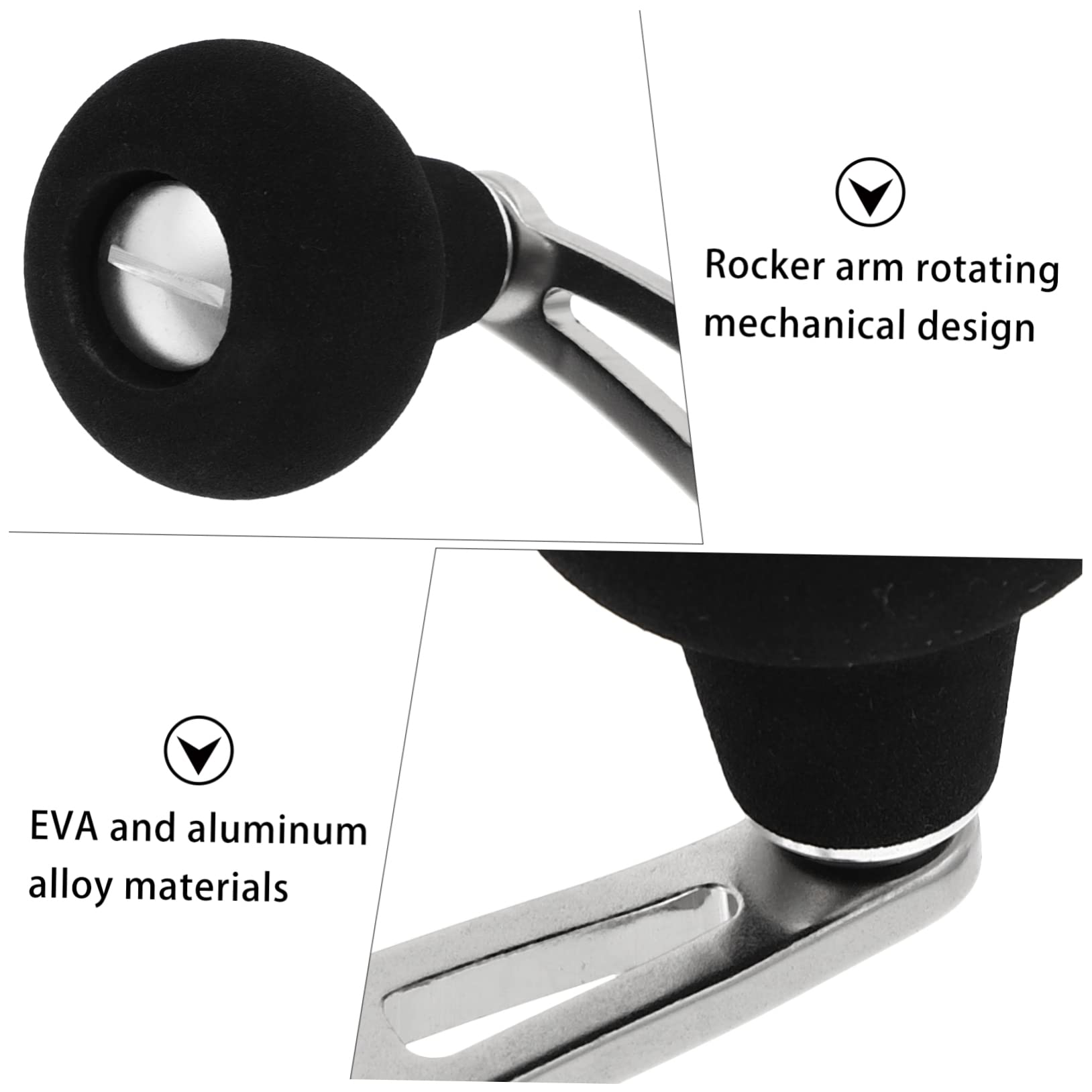 Milisten Aluminiowy Stop Rocker Uniwersalny Uchwyt Kołowrotka Wędkarskiego Uchwyt Koła Wędkarskiego Koło Do Żyłki Wędkarskiej Kołowrotek Wędkarski