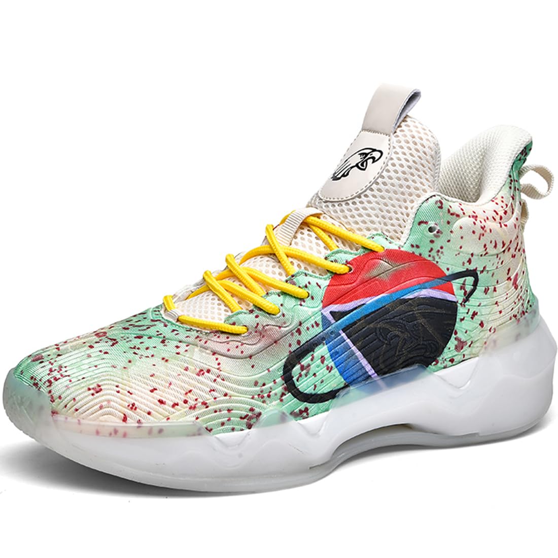 Męskie buty do koszykówki, buty sportowe, amortyzujące wstrząsy, oddychające, do koszykówki, męskie, lekkie buty sportowe, do biegania, antypoślizgowe, sportowe sneakersy, bsk f37, 45 EU