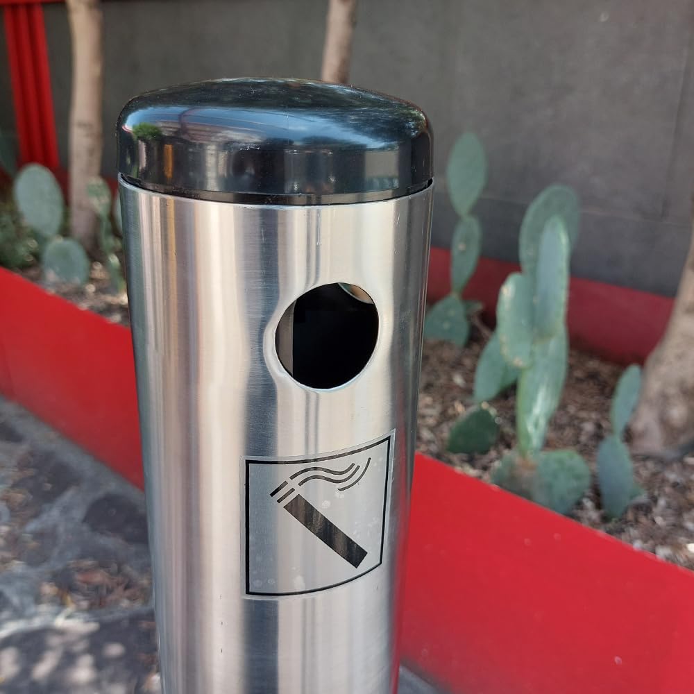 Posacenere esterno colonna inox
