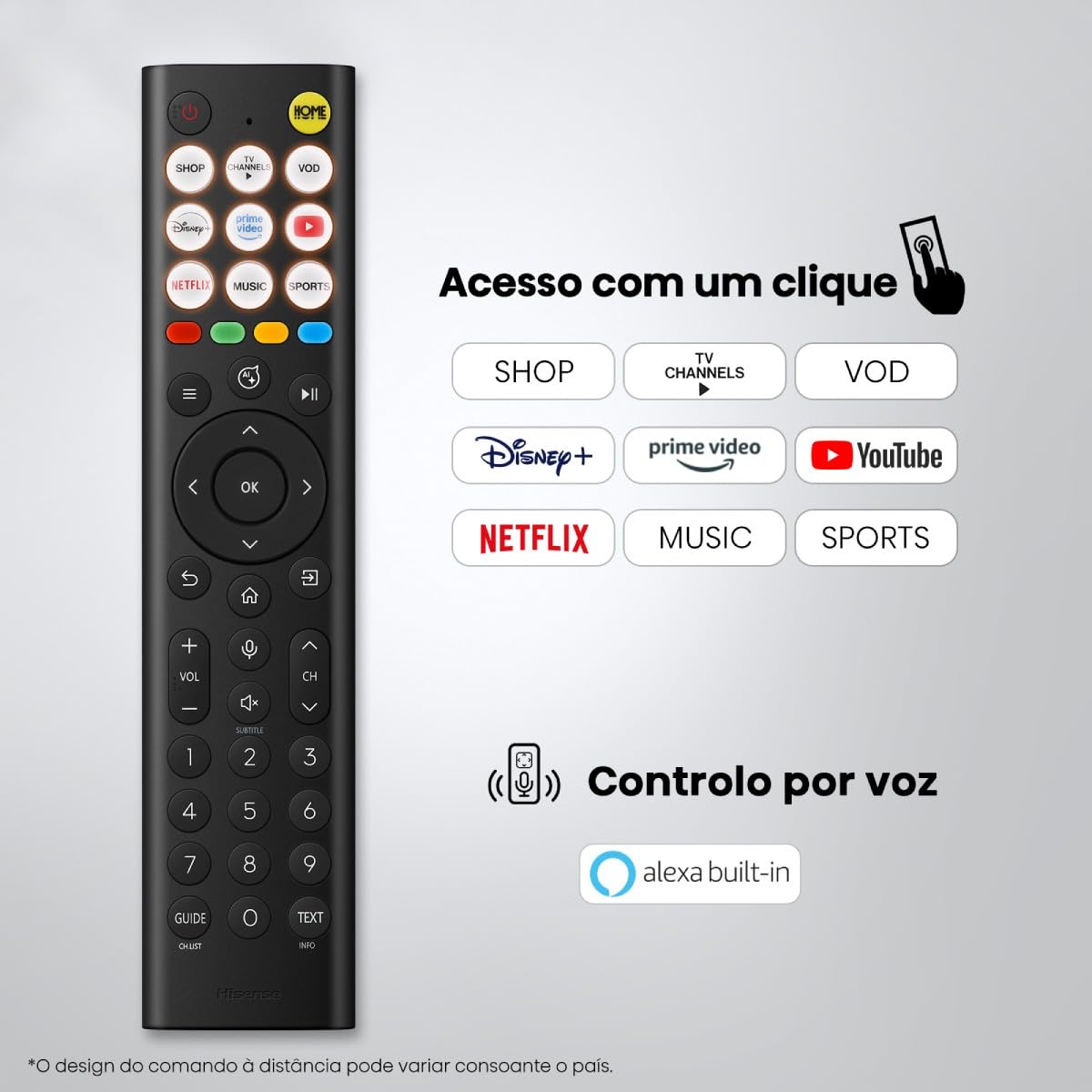 Hisense TV 43E7S (2026) 43" VA QLED 4K UHD Noire