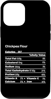 iPhone 12 mini Funny Chickpea Flour Thanksgiving Nutritional Fact Case