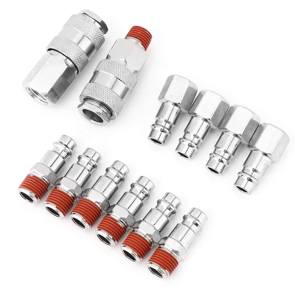 Pneumatic Push In Air Fittings - Male Connector 3/8 Hose - 1/4 BSP Thread - Air Parts Australia