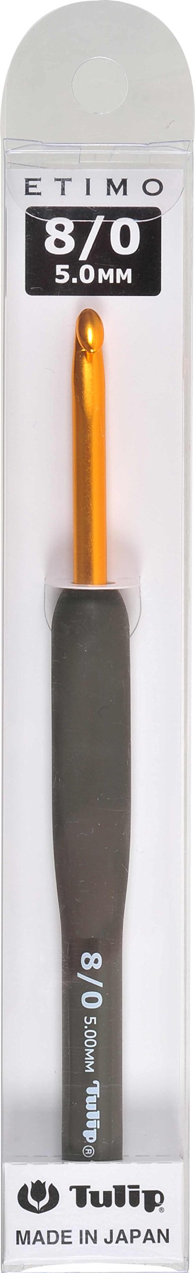 Tulip Tilip ETIMO Cushion Grip Crochet Hook 8/0 T15-800 : Hobbies