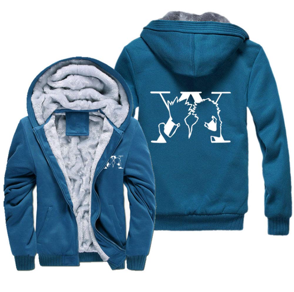 Haocoyee HxH Hunter x Hunter Fleece Jacket Coat Hisoka Cosplay Costumes
