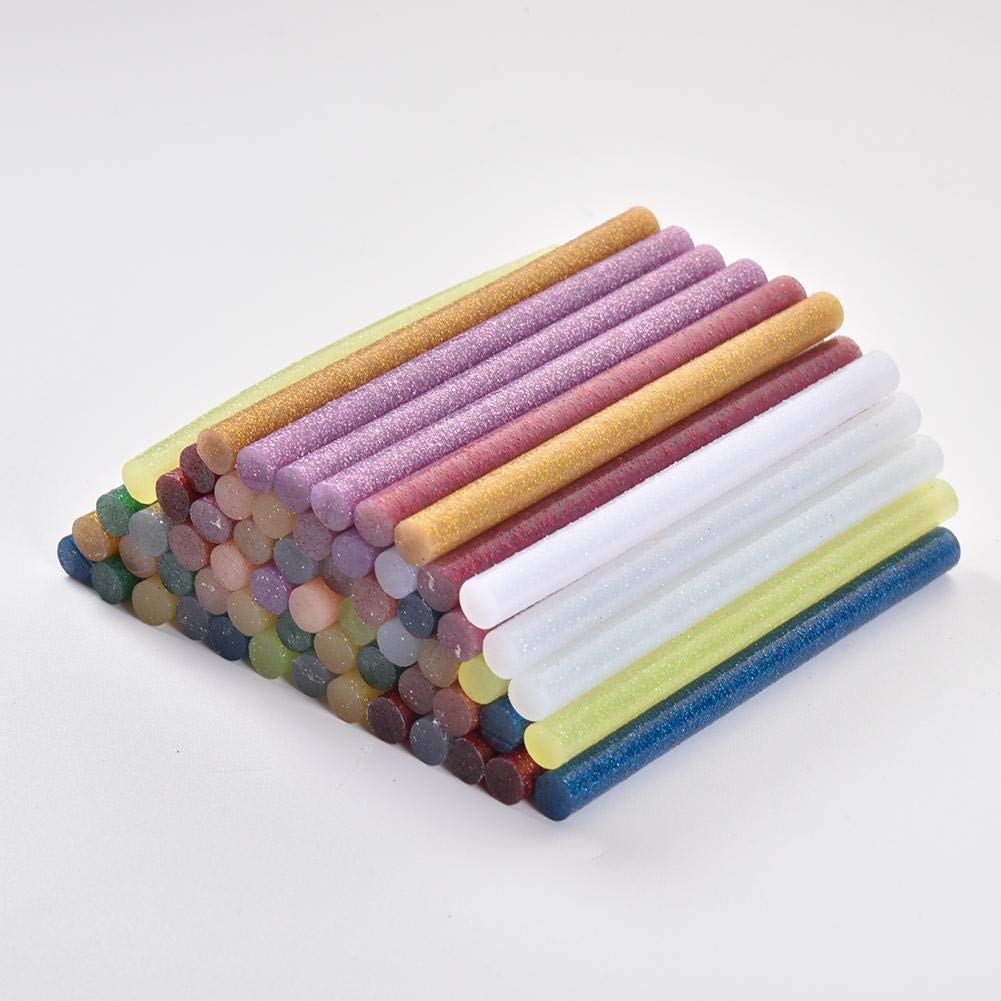 120 Stück Heißklebesticks Transparent | 7 X 100 Mm, Für 7-mm-Klebepistolen | Schnelltrocknend, Vielseitig Für DIY, Basteln & Reparaturen