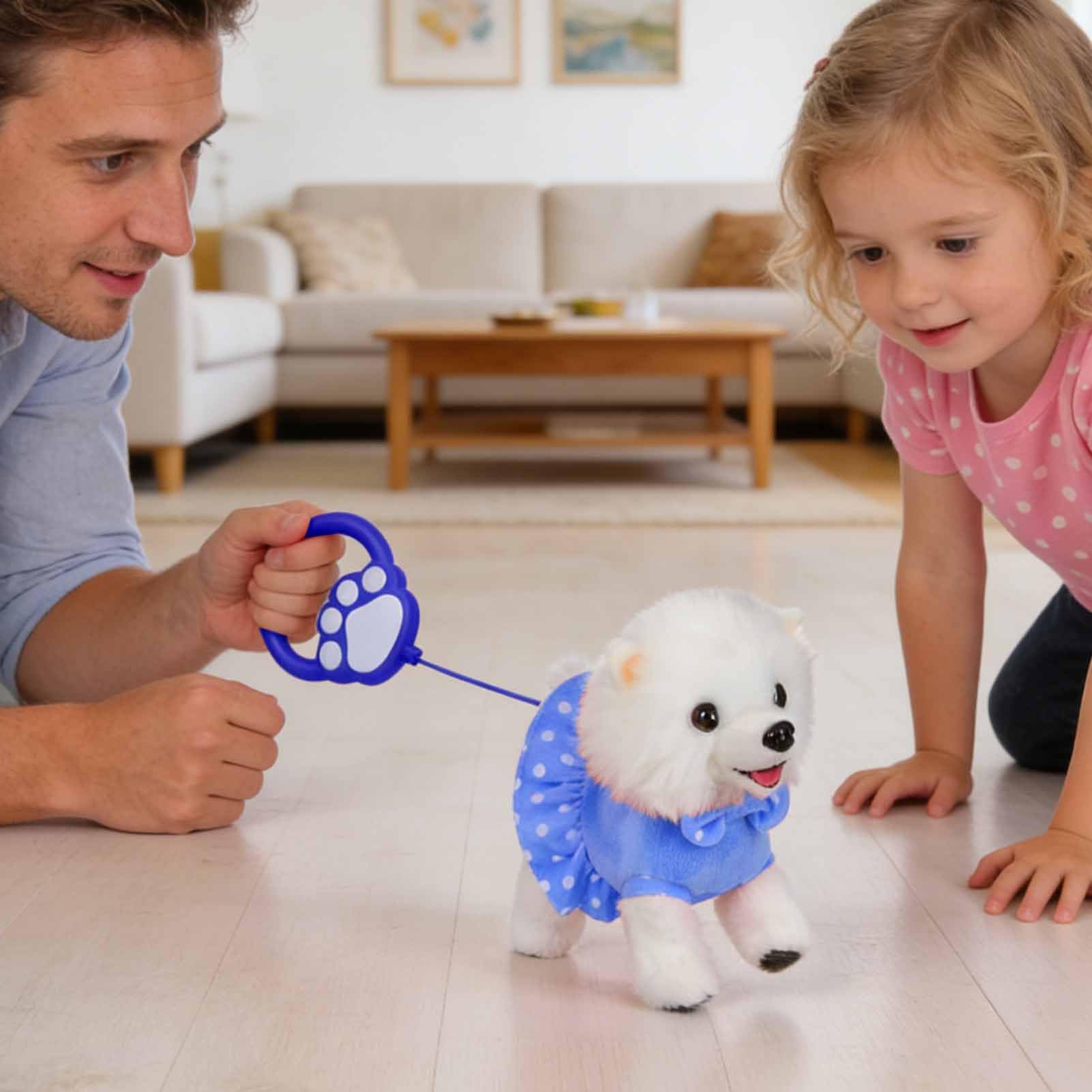 Cani Giocattolo Che Camminano E Abbaiano Bambola di Peluche Elettrica