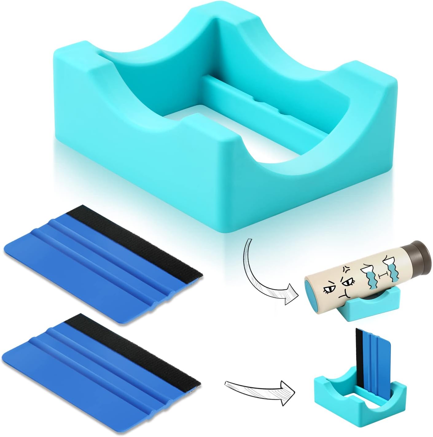 Uonlytech 2er Set Getränkehalter Zum Mitnehmen – Perlenbaumwolle, 1x 4-Loch + 1x 6-Loch, Für Kaffee, Tee & Kalte Getränke