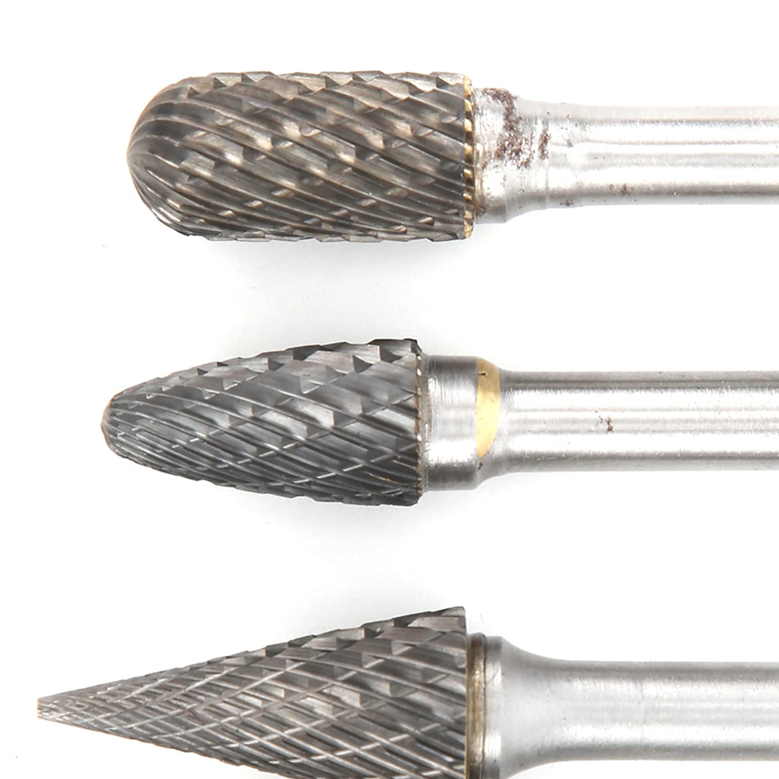 4 szt. Pilnik obrotowy 6 mm węglik spiekany do gratowania odporna na zużycie głowica szlifierska ze stali wolframowej do polerowania