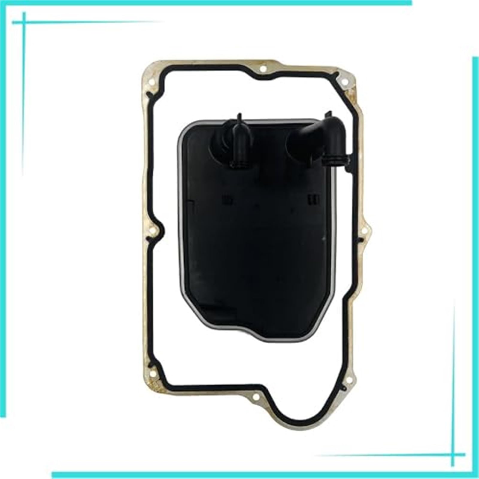 Kit de juntas de cárter de transmisión automática, XEBRAD Kit de juntas de cárter de aceite de filtro de transmisión 2463770395 2463771400 2463772400(BLACK 2463771400)