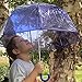 totes Kids Clear Bubble Umbrella with Dome Canopy, Lightweight Design, Wind and Rain Protection, Blue, Kids - 38