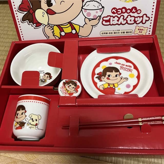 Amazon.co.jp: 不二家 ペコちゃん ごはんセット : ホーム＆キッチン