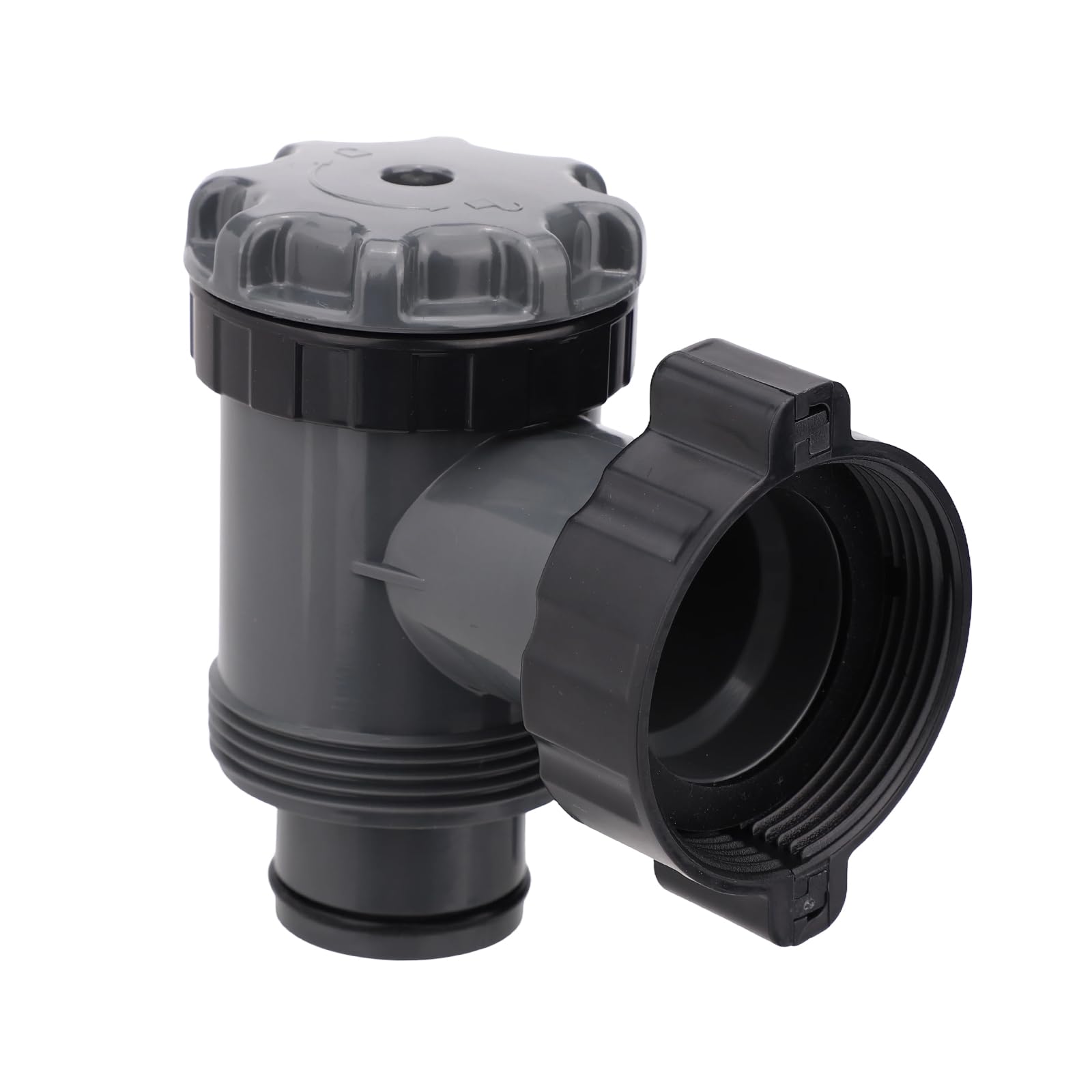 Válvula Émbolo Recambio para Piscina Compatible con Intex, Pieza Recambio de Válvula ABS Negra Compatible con Bombas de Filtro 1500/2500/4000 GPH