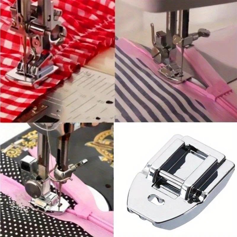 5 Piezas Pie para Máquina de Coser Cremallera Invisible miniatura 5