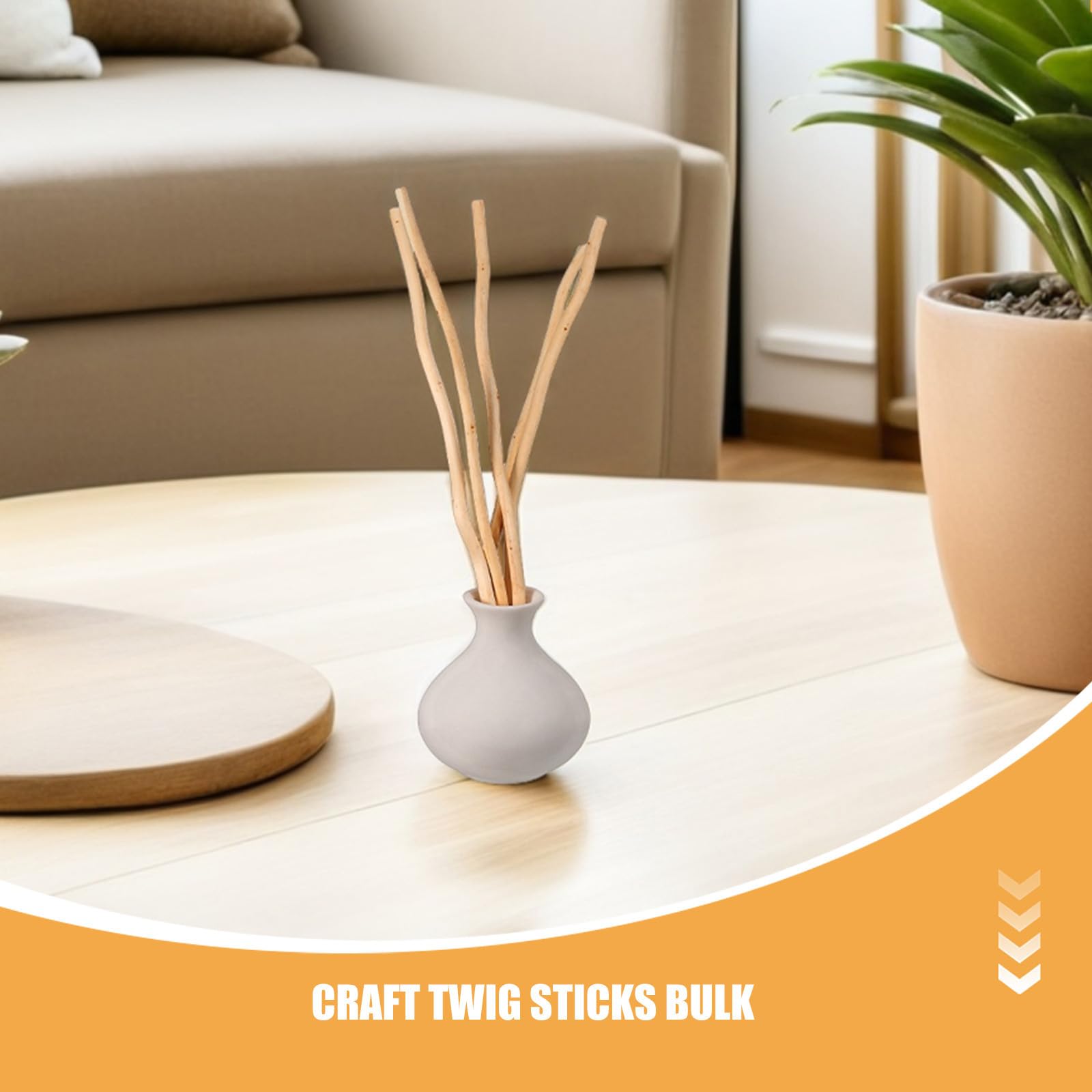 SHERCHPRY 100 Palitos de Madera Natural para Manualidades y Decoración Rústica Ramas de 30 Cm, Ideales para Estudios y Paisajismo Mantenimiento
