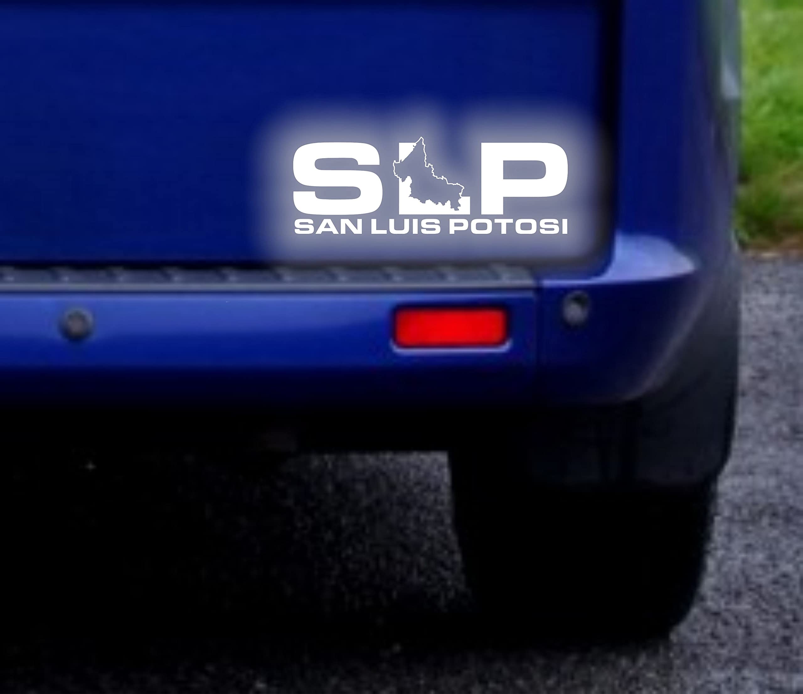 San Luis Potosi SLP Mexico Reflective Sticker Decal