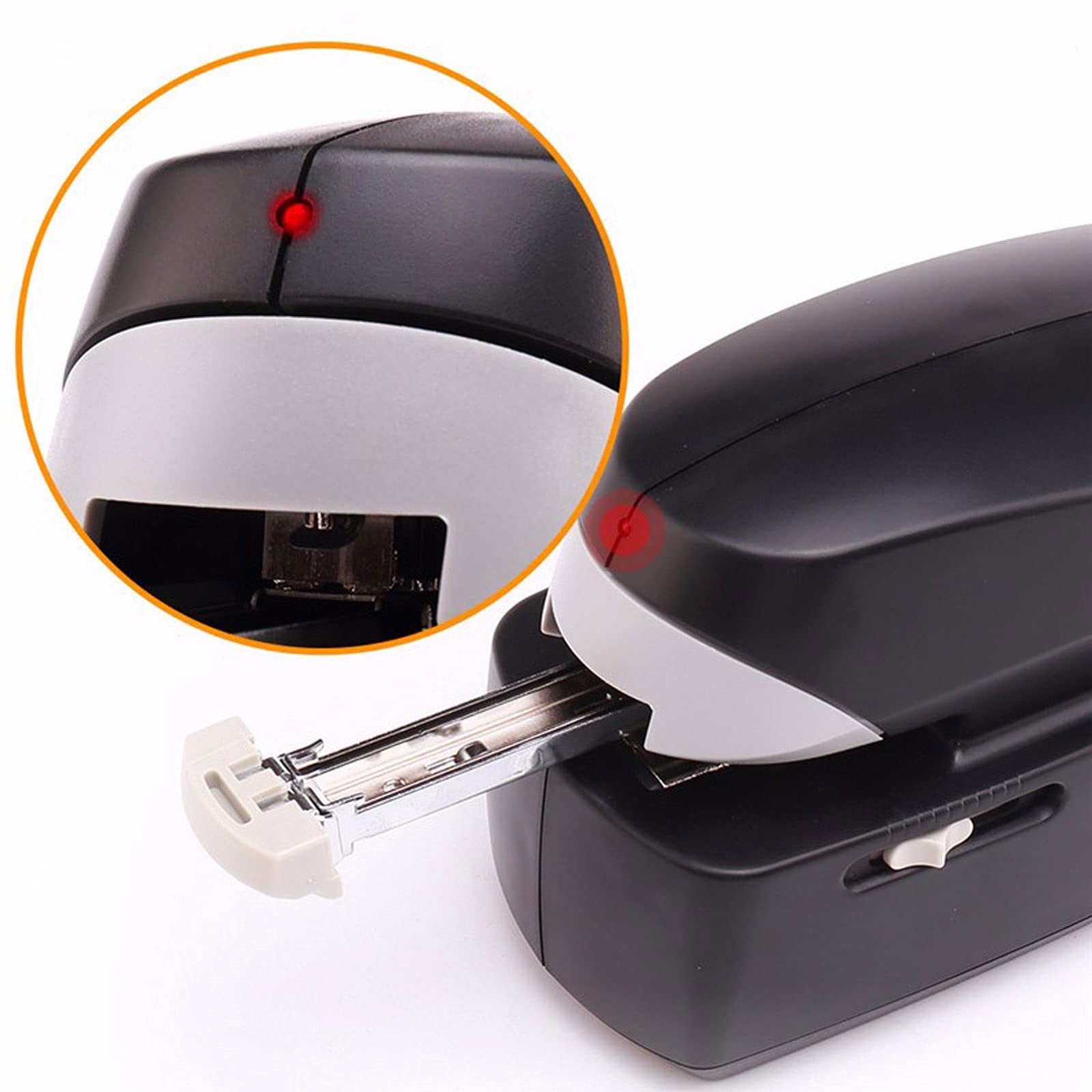 Liudan Cucitrice Cucitrice Automatica, 25 Fogli capacità, cucitrice Portatile, Durevole per Articoli per Ufficio, Aula o Accessori Desktop Spillatrice