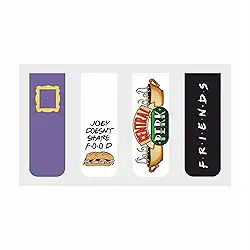 Marcador De Página Magnético Kit 4 Marcadores Friends