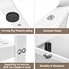 2Pack Expandable Kitchen Counter Shelf, Stackable Shelves for Kitchen Storage Cabinets, Adjustable White Metal Spice Rack Shelf Riser Countertop Organizer for Kitchen Cabinet, Pantry and Cupboard