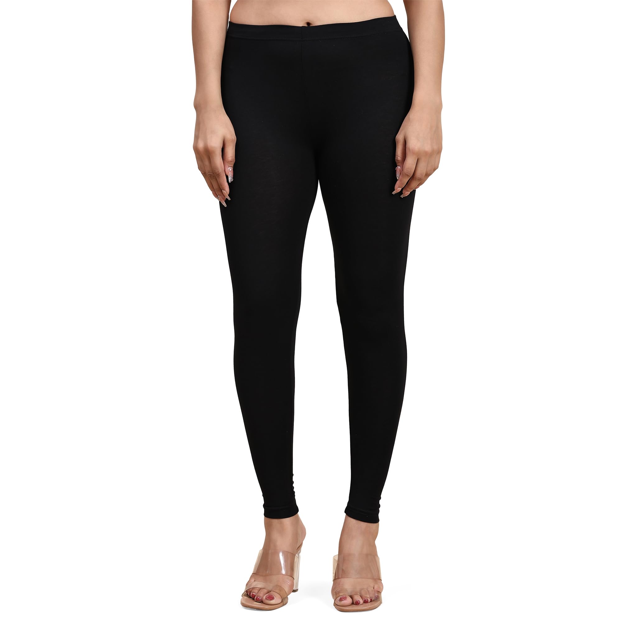 outflits Ultra Soft Cotton Ankle Length Leggings for Womens-picture-52