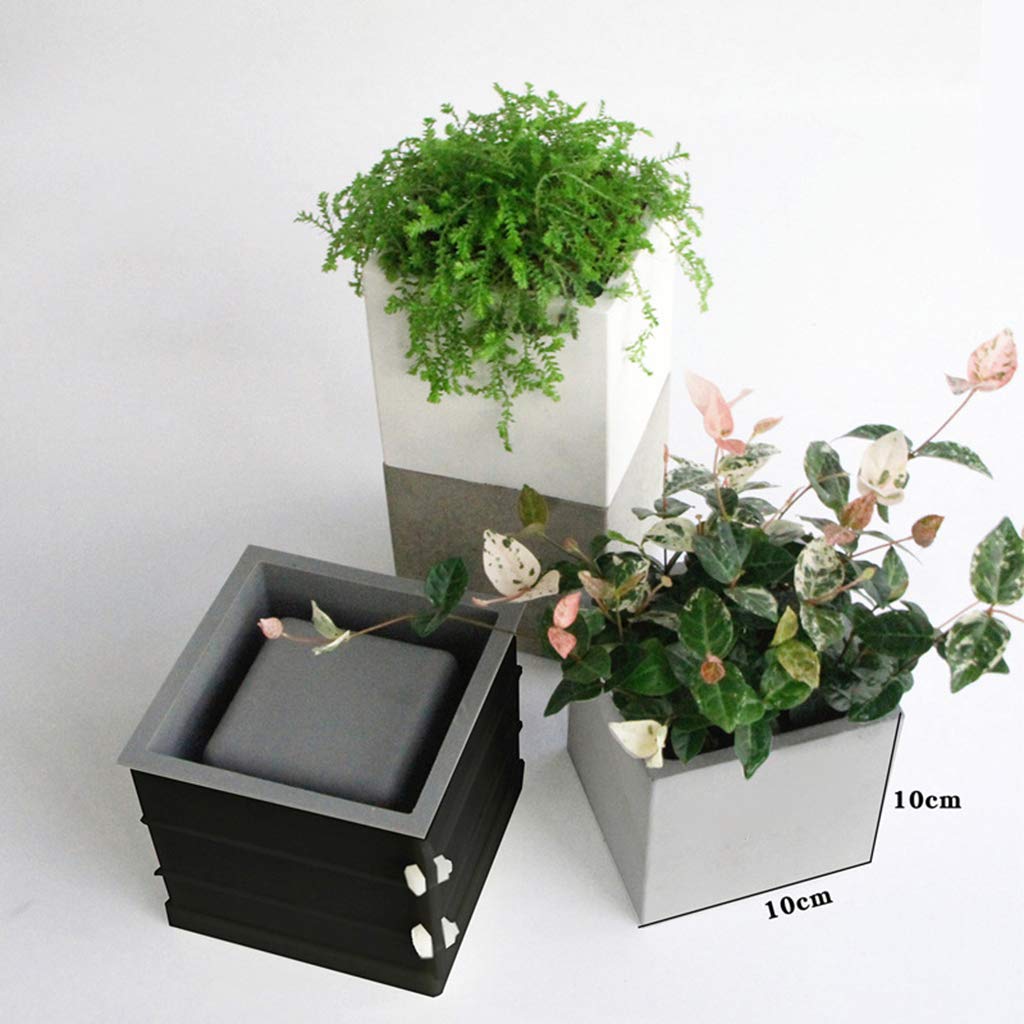 Stampo in silicone per vasi di fiori in resina epossidica per vasi di piante, fai da te, colata in calcestruzzo