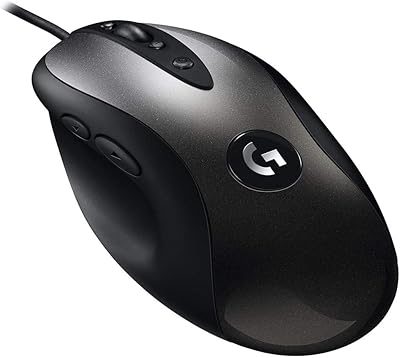 Logitech G MX518 Gaming Mouse Hero 25K Sensor, 25,600 DPI, ARM-Processor, 8 Programmable Buttons - BlackGrey