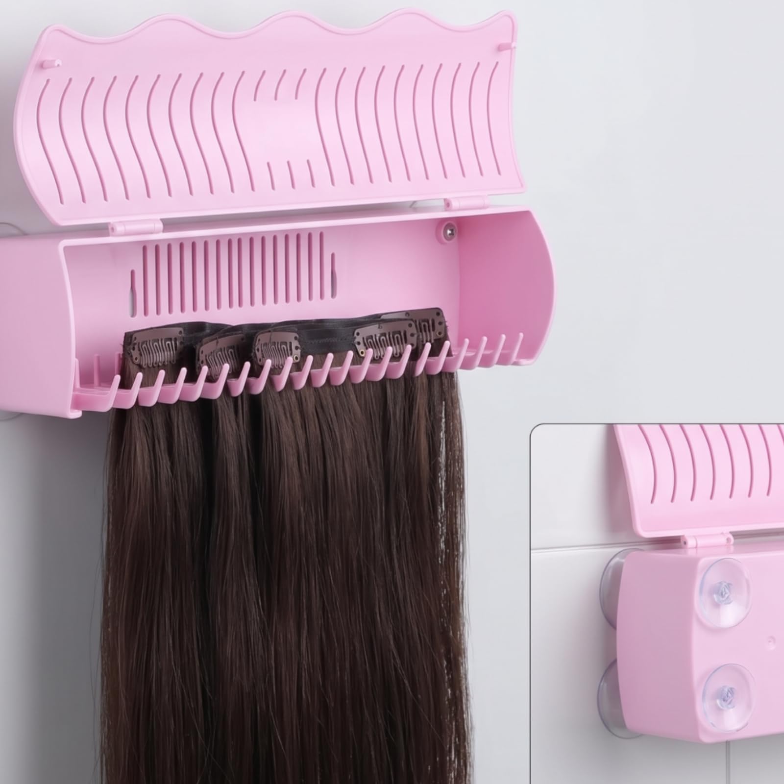 para Pelucas con Pinza, Rosado, color to 1