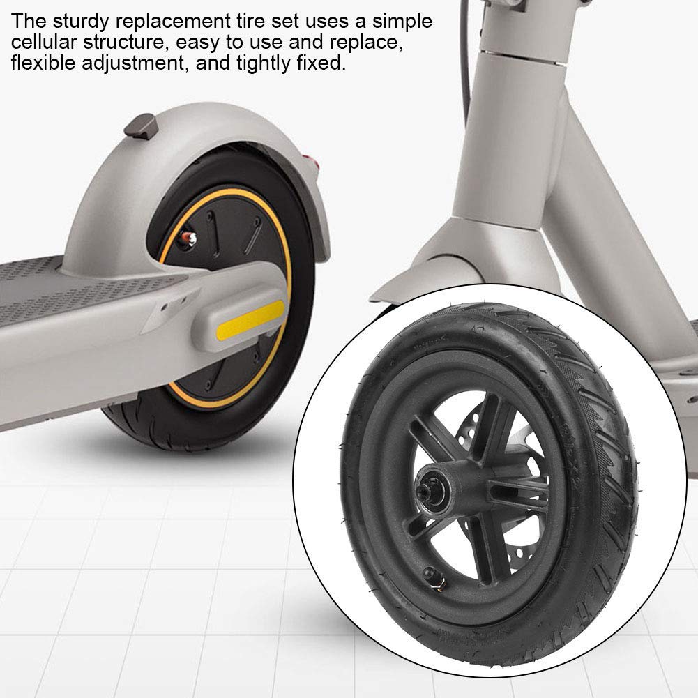 Sostituzione della ruota posteriore dello scooter, ruota del motorino posteriore cellulare in gomma, ruota posteriore del motorino elettrico e accessorio del freno a disco 120 per scooter elettrico