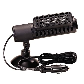 Caframo Fairview 9303, 12-Volt Windshield Defogger, Black, 6.75 x 2.5 x 4.0