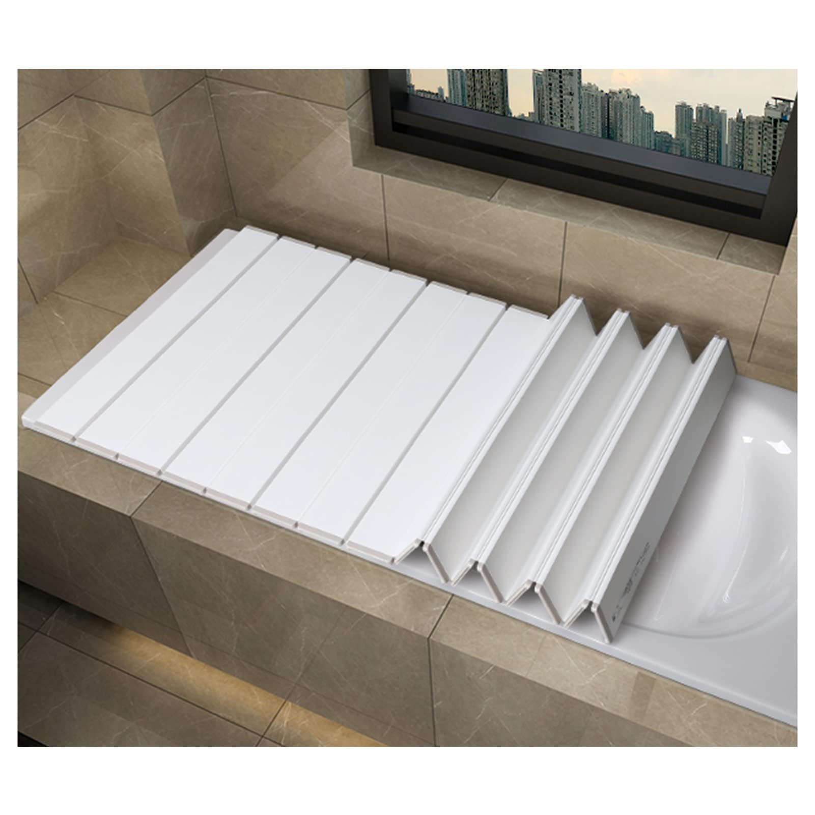 Tapa del baño del obturador de aislamiento que ahorra espacio