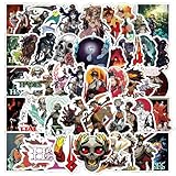 HADES ステッカー 52枚セット PVC 防水 シール ハーデス ハデス オリュンポスの神々 ゼウス アテナ RPG ゲーム ギリシア神話 [並行輸入品]