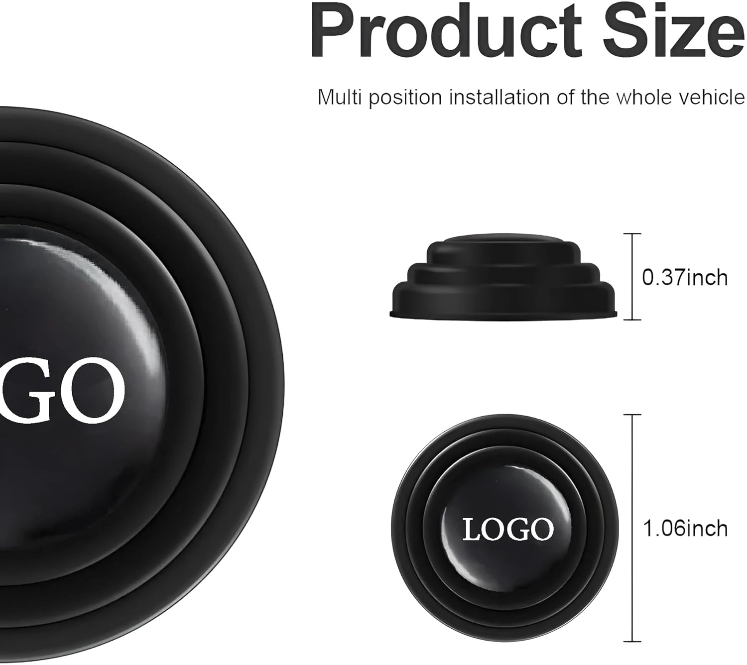 AVEDIA Car Door Shock Absorber Rubber Pads Guard Protector Accessories and Gadgets Door Protection for Your Vehicle Magnite, Qashqai, X-Trail, Juke, Micra, Terrano, Sunny, kicks, Teana