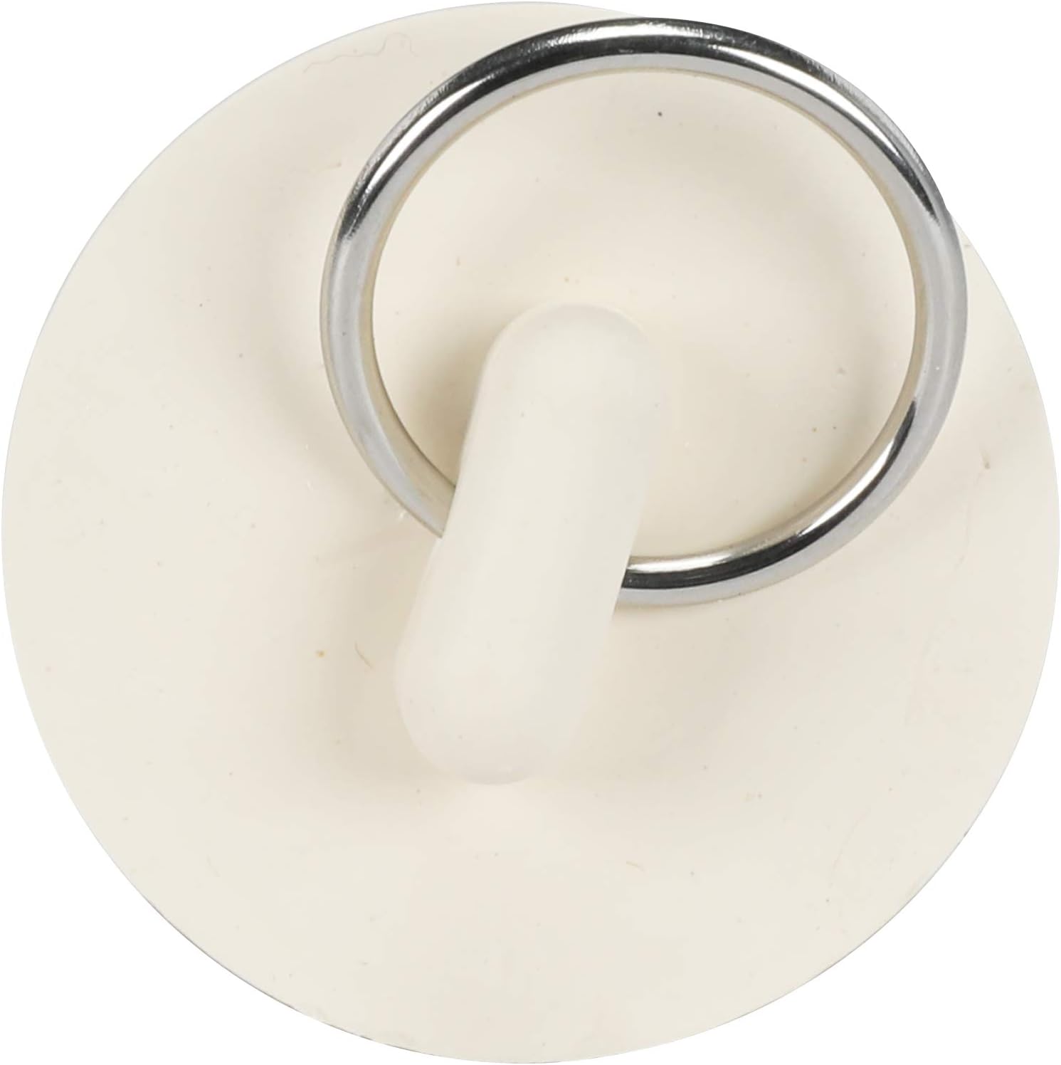 Danco 1-1/4-Inch Rubber Drain Stopper, White, Carded, 80225
