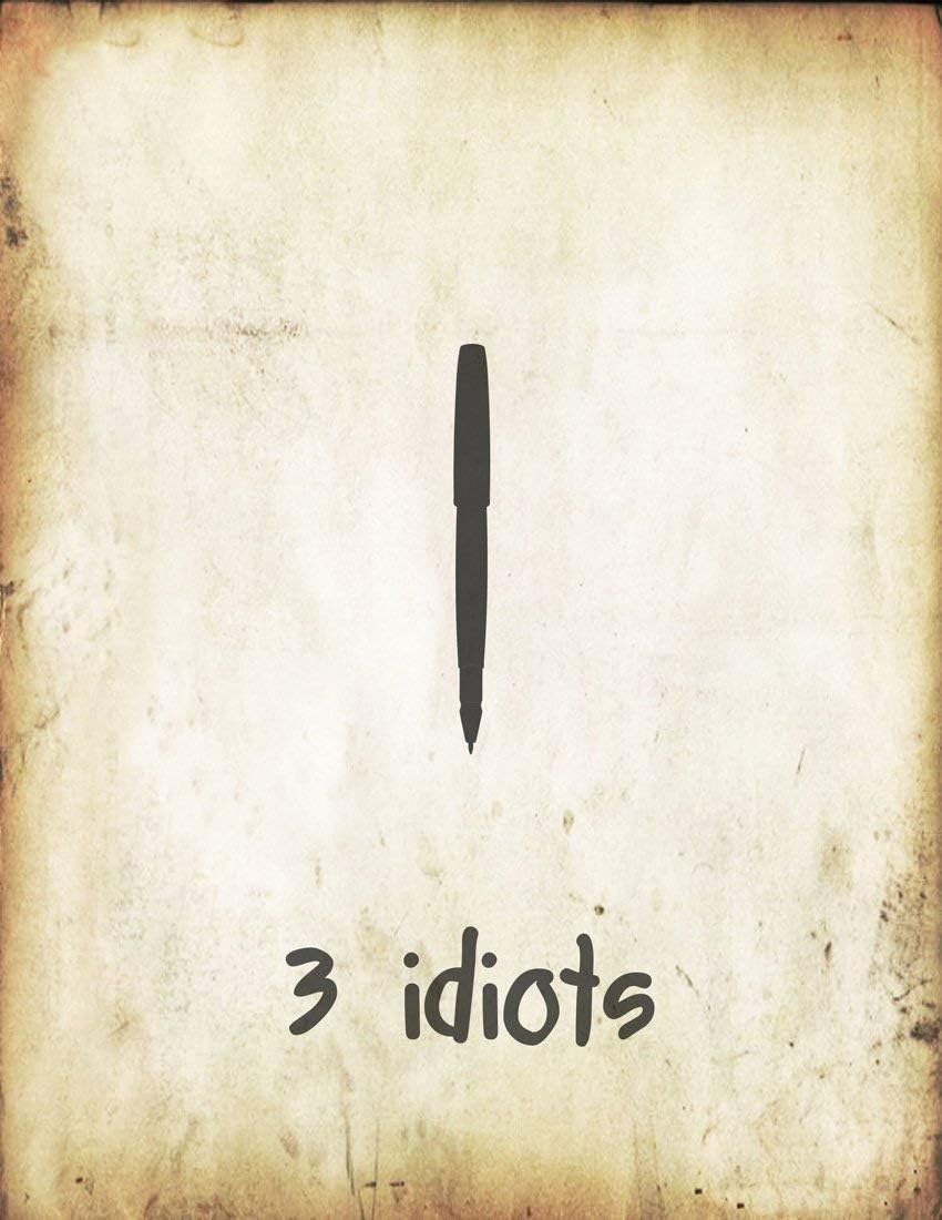 Tallenge - 3 Idiots - Aamir Khan - Large Poster Paper (18 x 24 inches)