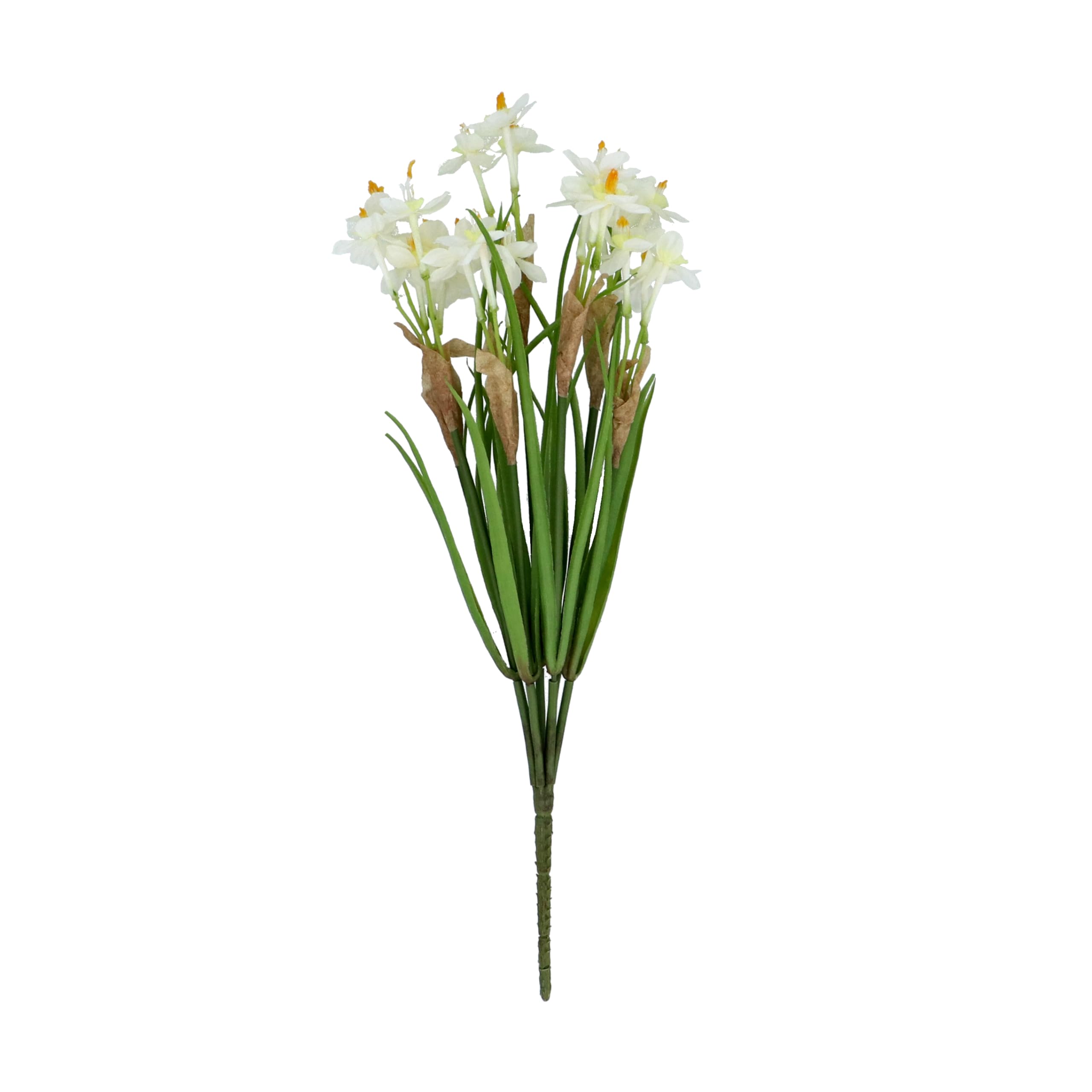 Gisela Graham White Artificial Narcissus Bunch