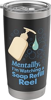 CleanTok Fan Oddly Satisfying ASMR Cleaning Aesthetic Gift Stainless Steel Insulated Tumbler