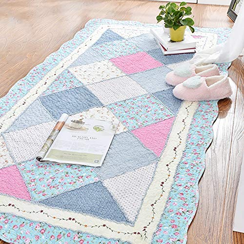 Tapis de sol en coton lavable et stable envers silicone 70cm