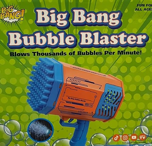 Big Bang Bubble Blaster Blows Thousands of Bubbles in Less Than a Minute