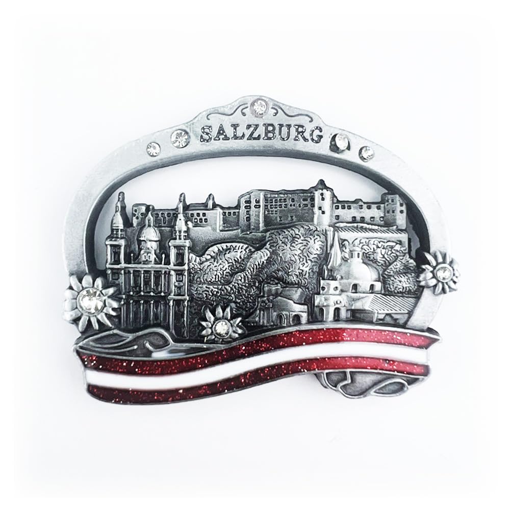 Szbxt-0306 Heritage Austria Salzburg Metal Magnet Kitchen Fridge Decorated Magnet