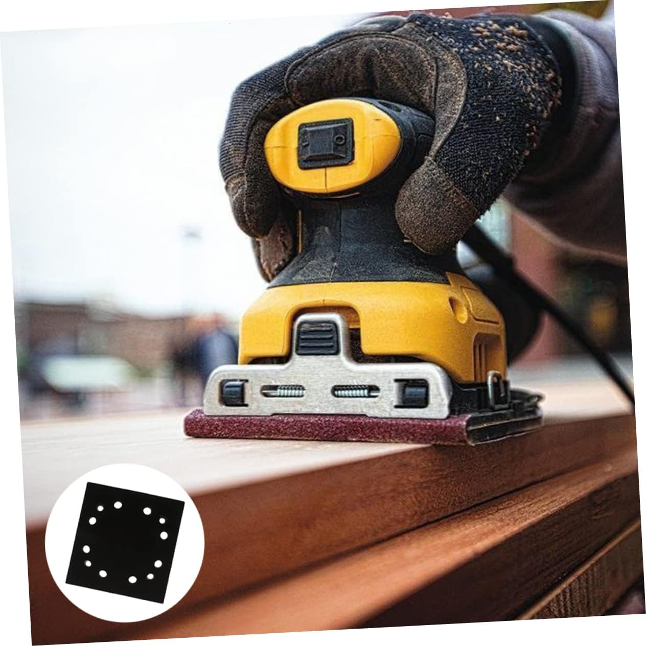 UPKOCH 4pcs Replacement Sander Pad Sanding Backing Plate Easy to Install for Electric for Woodworking and Preparation