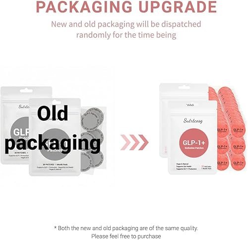 Miniatura 7 de Parches GLP-1 con L glutamina, berberina, canela, cromo y granada para apoyo diario al bienestar, parches de ingredientes naturales - 2 unidades, 60