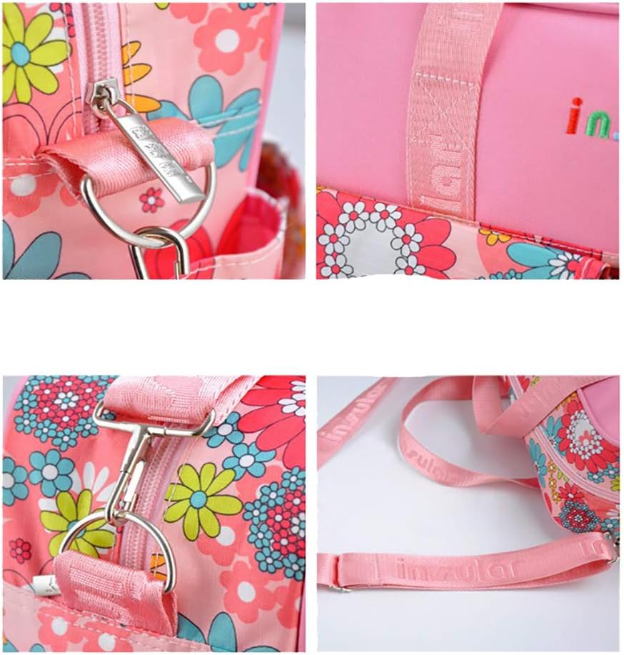 Diaper Bag Women Tote Bag Nylon Nappy Bags Sturdy Shoulder Bag Pregnant Handbag for Traveling Fox