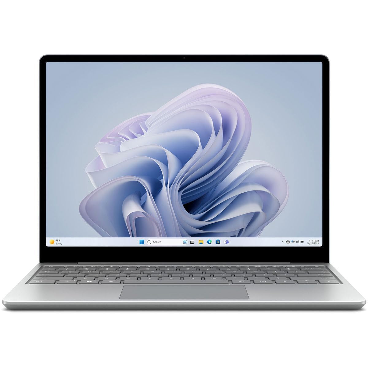 2020 Microsoft Surface Laptop Go con Intel Core i5-1035G1 (12,4-pollici, 8GB RAM, 128GB SSD) (QWERTY Inglese) Platino (Ricondizionato)