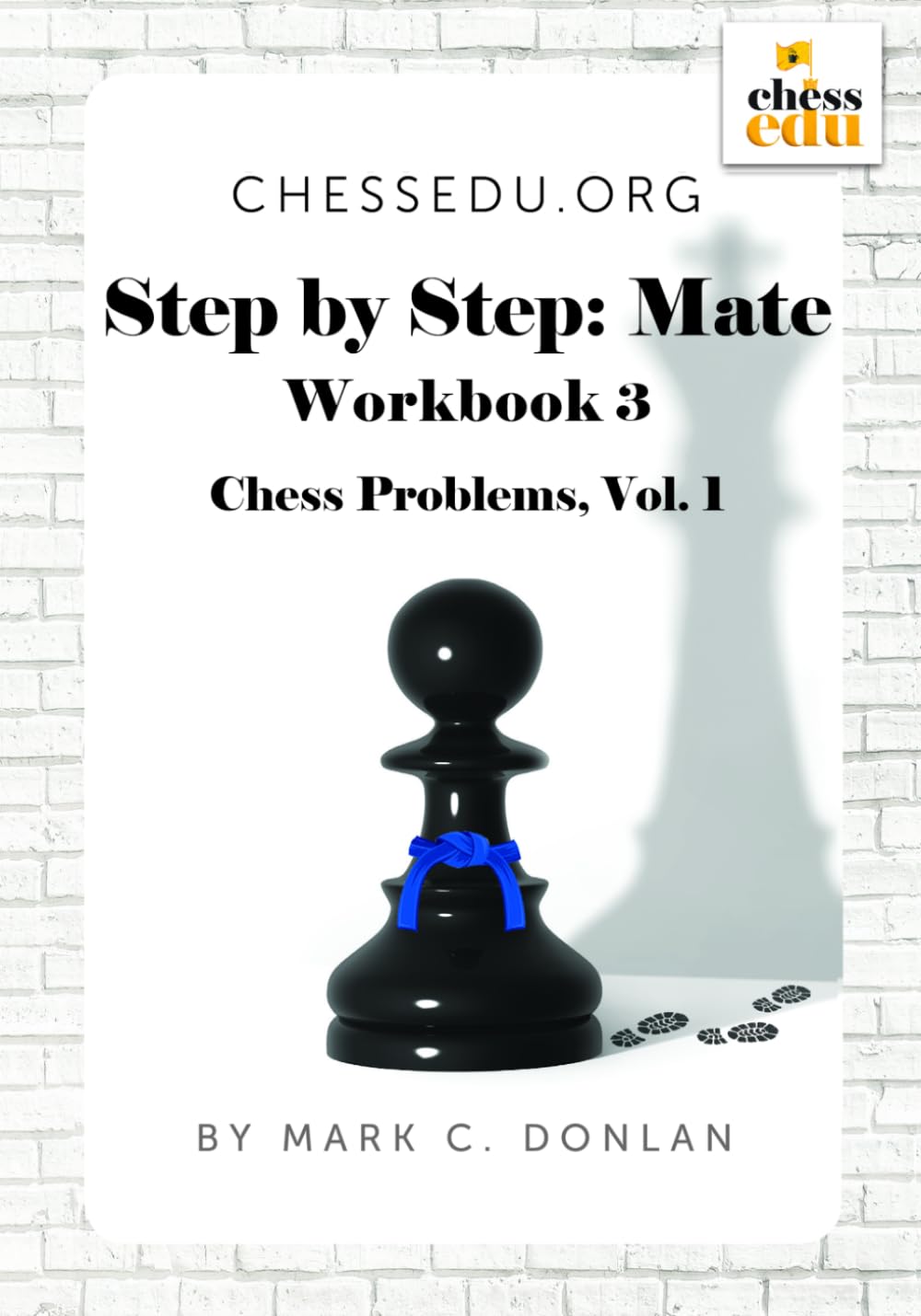 ChessEdu.org Step by Step: Mate Workbook 3: Chess Problems, Vol. 1 (ChessEdu.org Chess Curriculum)