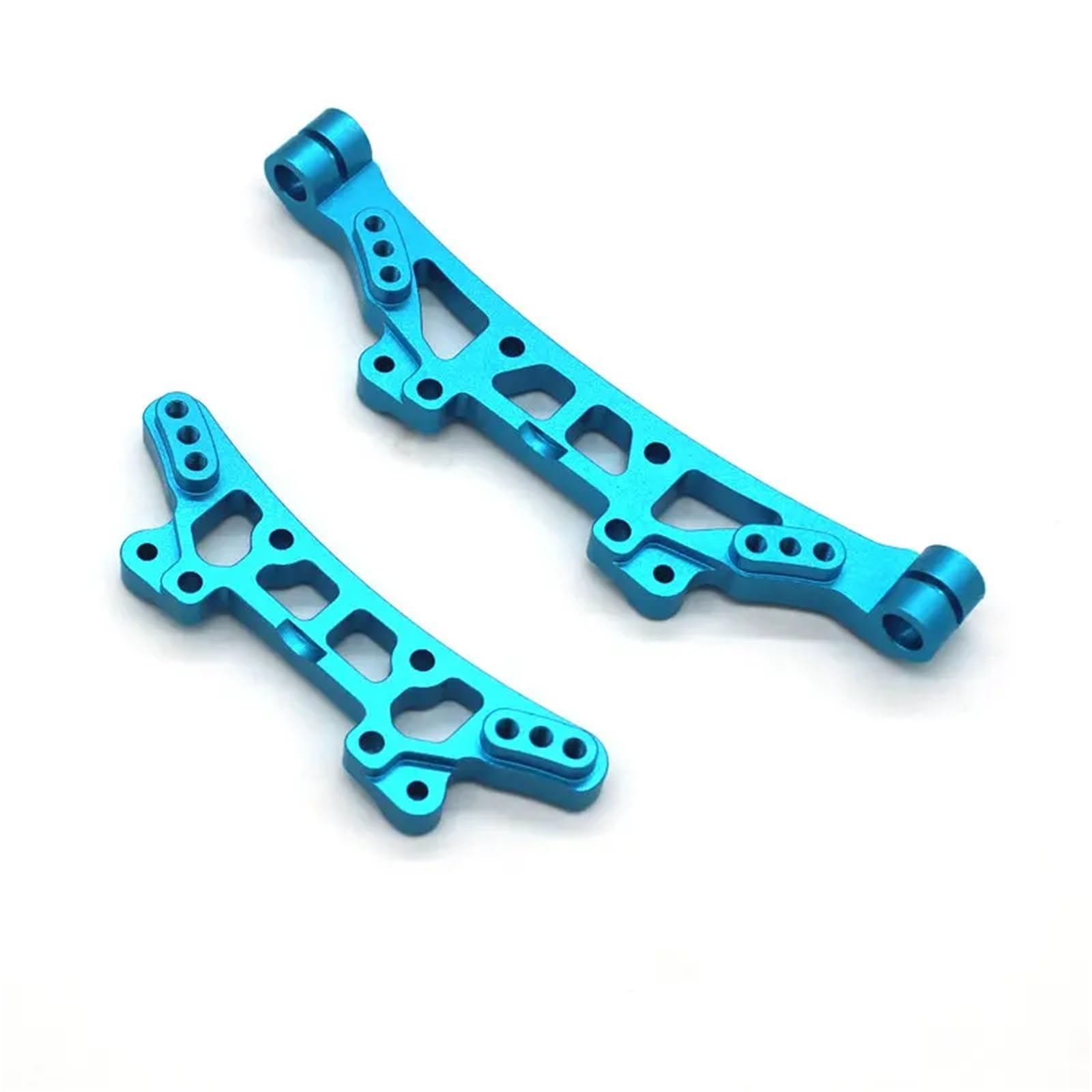 for HNR H9802 H9803 for Horse E30 Edition 1/10 RC Remote Control Car Metal Accessories Front and Rear Shock Absorbers(Sky Blue)