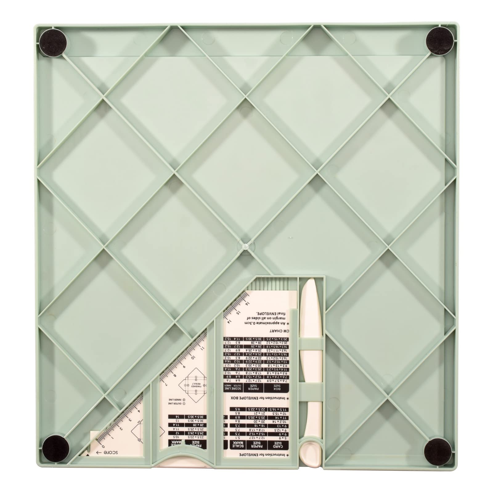 Vaessen Creative Score Easy Großes Mehrzweck Falzbrett Cm Minze & Papierschneider Mit Falzbrett 15x30,5cm Minze