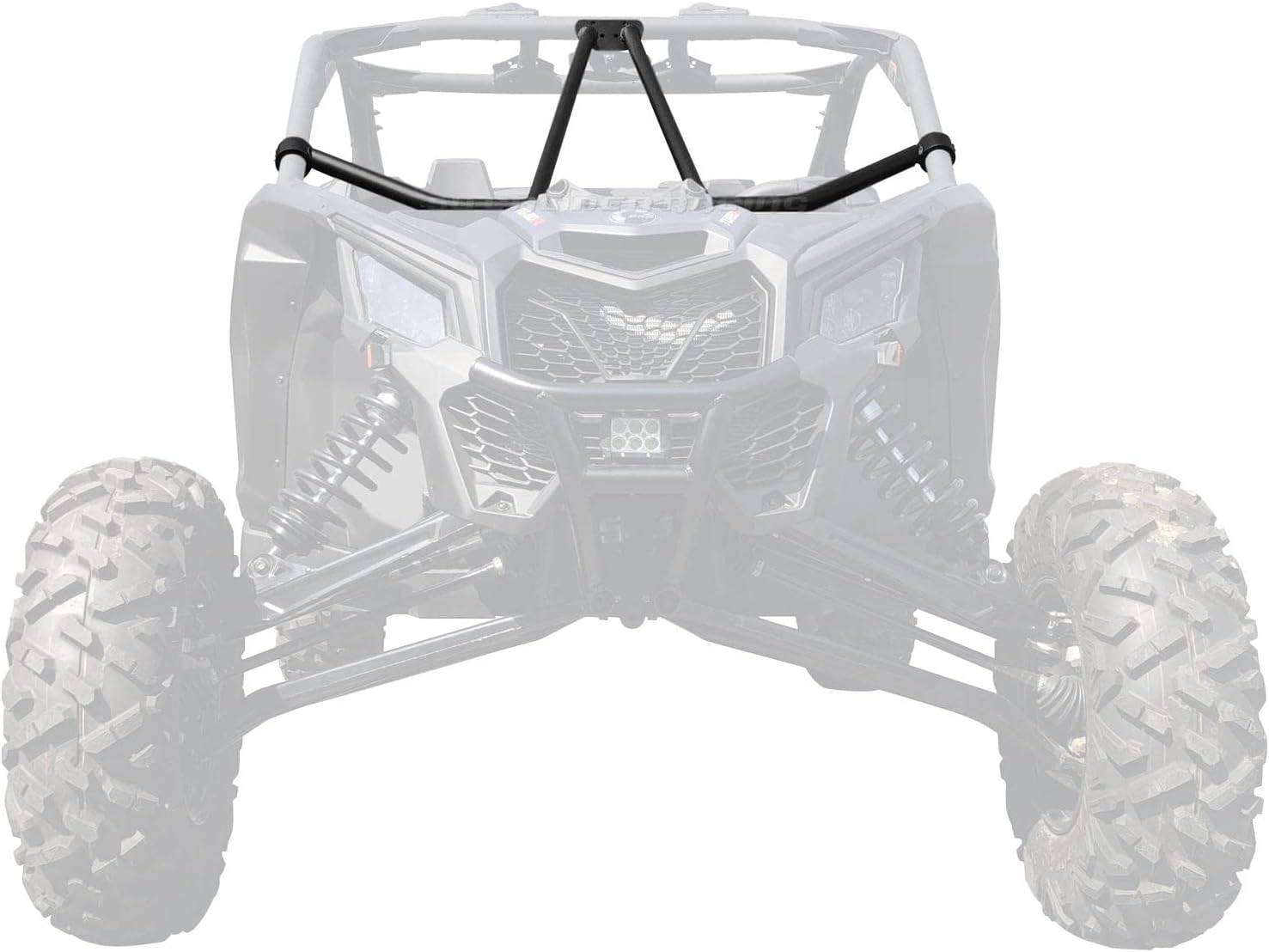 50 Caliber Racing Bolt-On Intrusion Bar/V-Bar for Maximum Protection fits in All Can-Am Maverick X3 2016+ [5380A2]