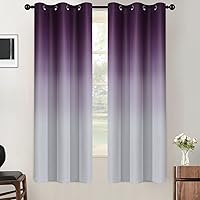 Vista 202 de SimpleHome Ombre Room Darkening Curtains 96 inches Length for Bedroom,Grommet Gradient Light Blocking Beige Gradient Window Curtains for Living